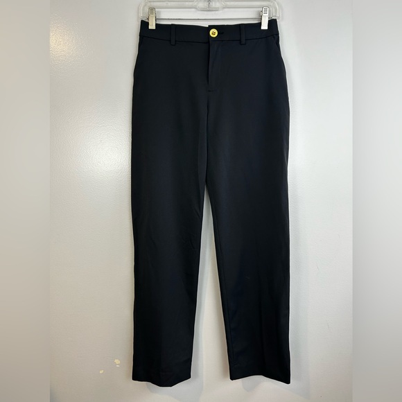 Lilly Pulitzer Pants - NWT Lilly Pulitzer Black Noir Travel Trousers/Pants Straight Leg UPF 50 Size 0